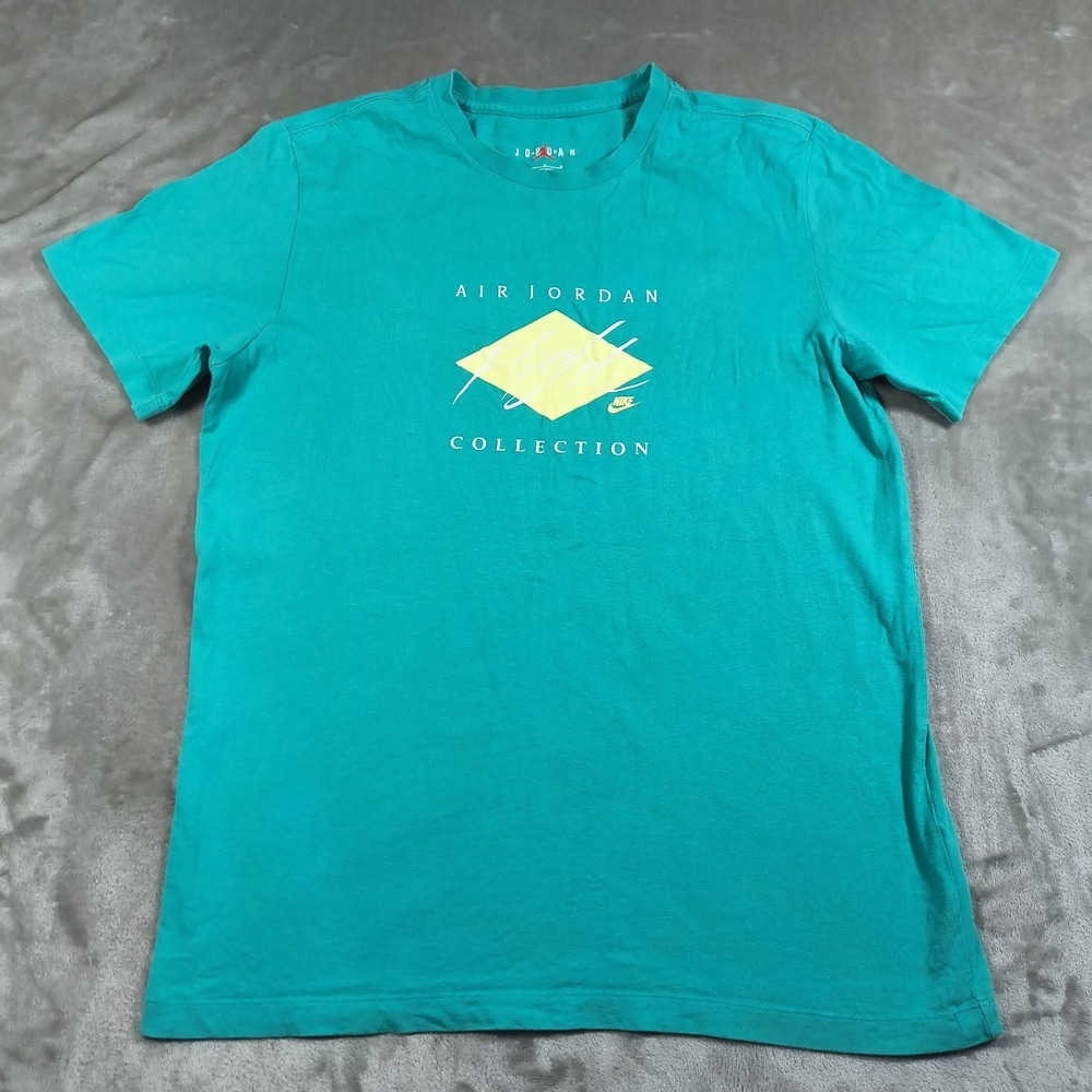 Air Jordan Shirt‎ Mens Large Green Flight Nike Michael Jordan Basketball